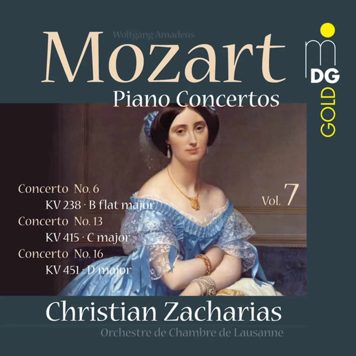 Christian Zacharias, Orchestre de Chambre de Lausann - W.A Mozart – Piano Concertos Vol 7 (2011)