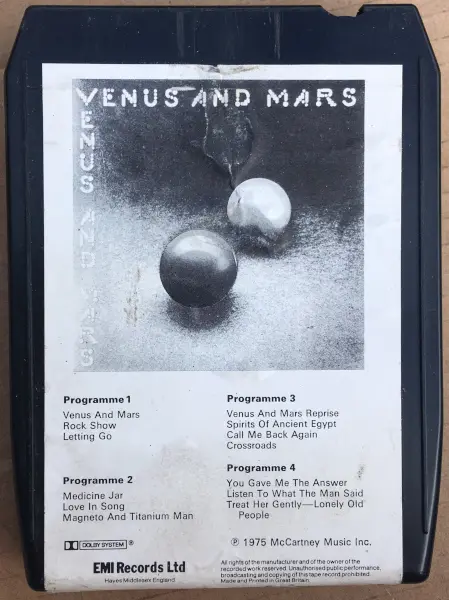 Wings - Venus And Mars (1975)