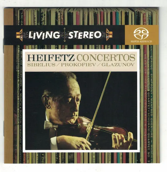 Heifetz / Sibelius, Prokofiev, Glazunov – Concertos (2005)