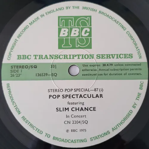 Ronnie Lane & Slim Chance - BBC Pop Spectacular (1975)