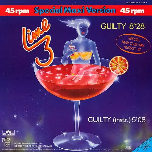 Lime - Guilty (Special New Club-Mix) (12'' Maxi-Single) (1983)